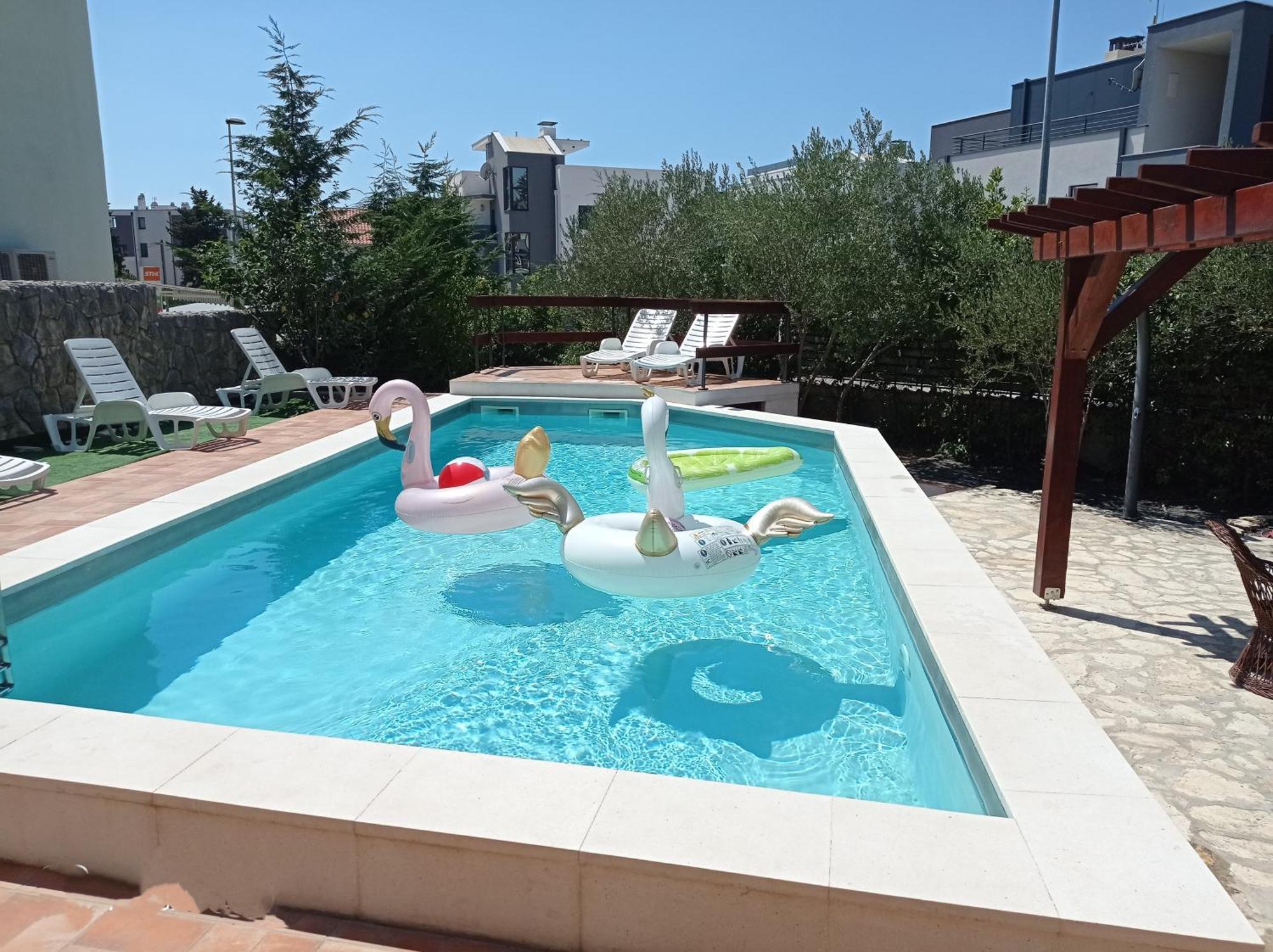 Villa Niko With Private Swimming Pool Задар Экстерьер фото