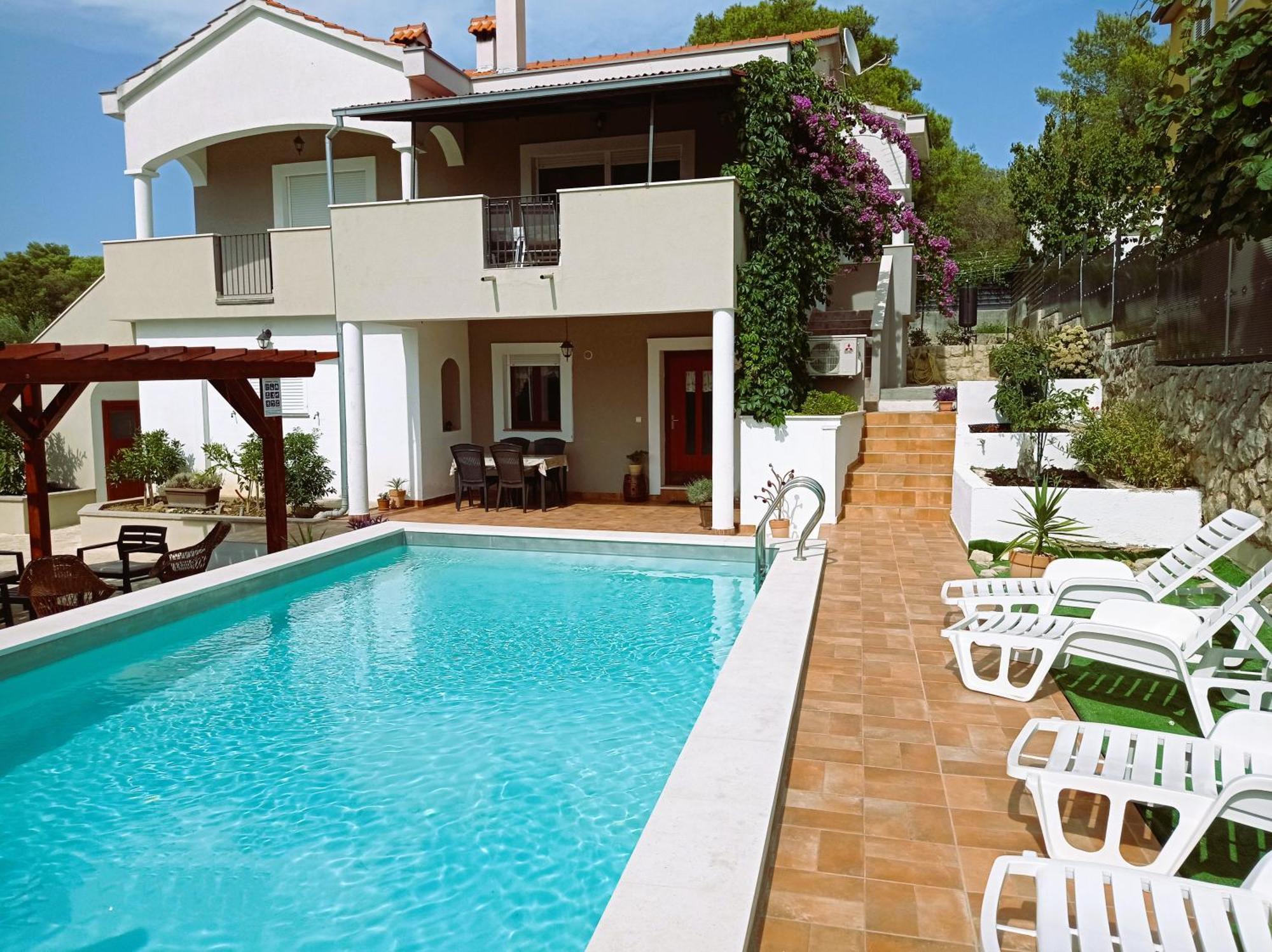 Villa Niko With Private Swimming Pool Задар Экстерьер фото